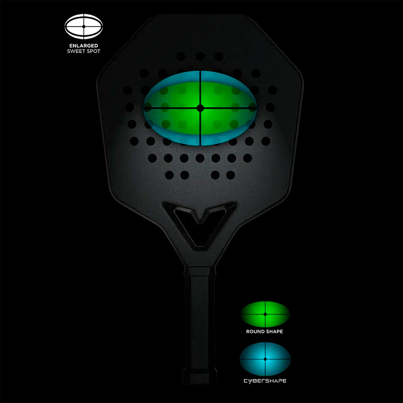 Ракетка для падел тенісу Stiga Racket Cybershape 18K (2202-1701-03)