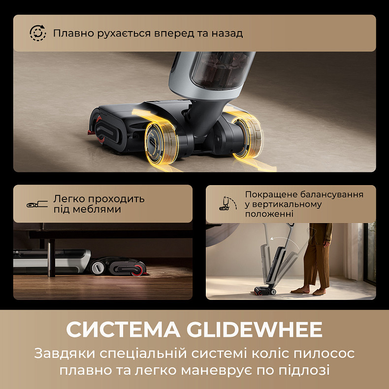 Беспроводной моющий пылесос Dreame H15 Pro Heat