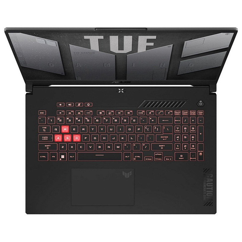 Ноутбук ASUS TUF Gaming A17 FA707NV-HX037 17.3" IPS FHD, AMD R5-7535HS, 16GB, F1TB, NVD4060-8, noOS,