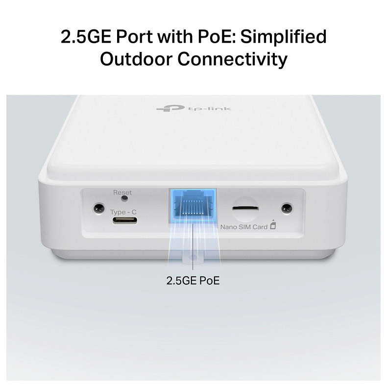 Зовнішній маршрутизатор TP-LINK NE200, 5G, 1x2.5GE LAN (PoE)