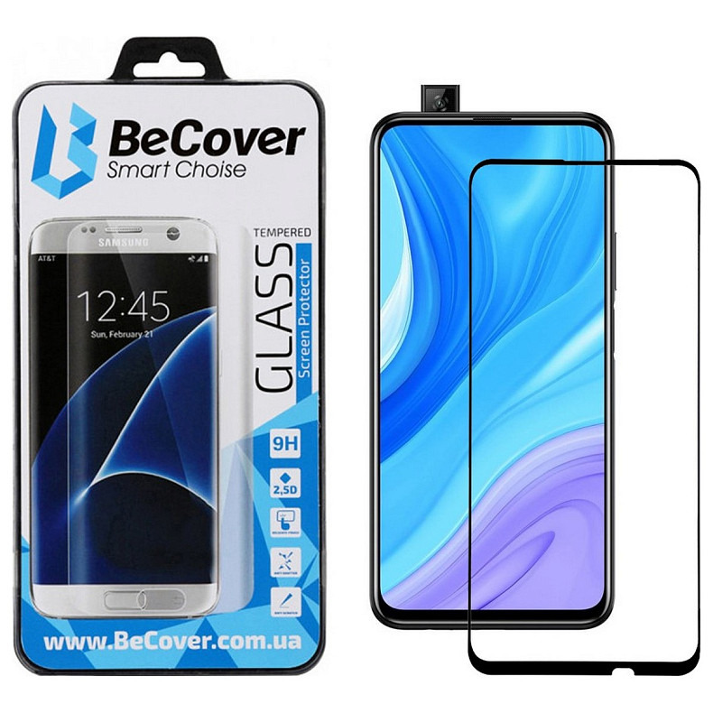 Защитное стекло BeCover для Huawei P Smart Pro Black (704613)