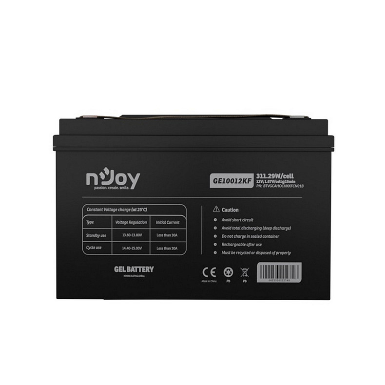 Аккумуляторная батарея Njoy GE10012KF 12V 100AH GEL (BTVGCAHOCHKKFCN01B)