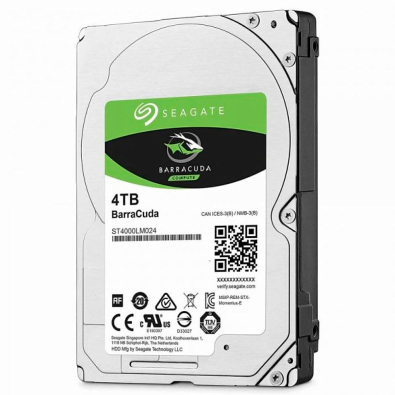 Жесткий диск Seagate BarraCuda 4.0TB 5400rpm 128MB (ST4000LM024)