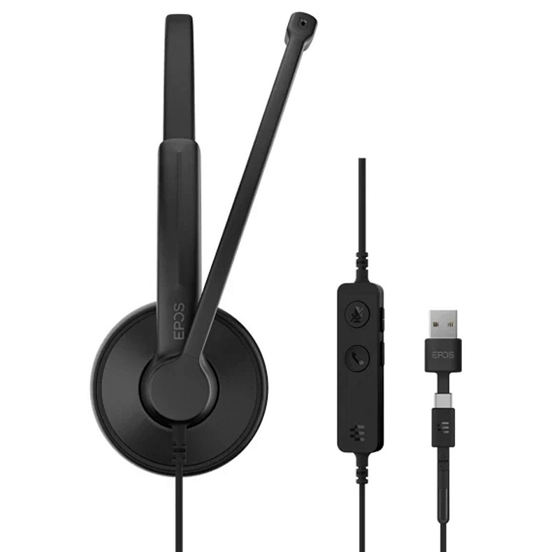 Гарнитура EPOS IMPACT 100 UC Stereo USB-C+A (1001420)