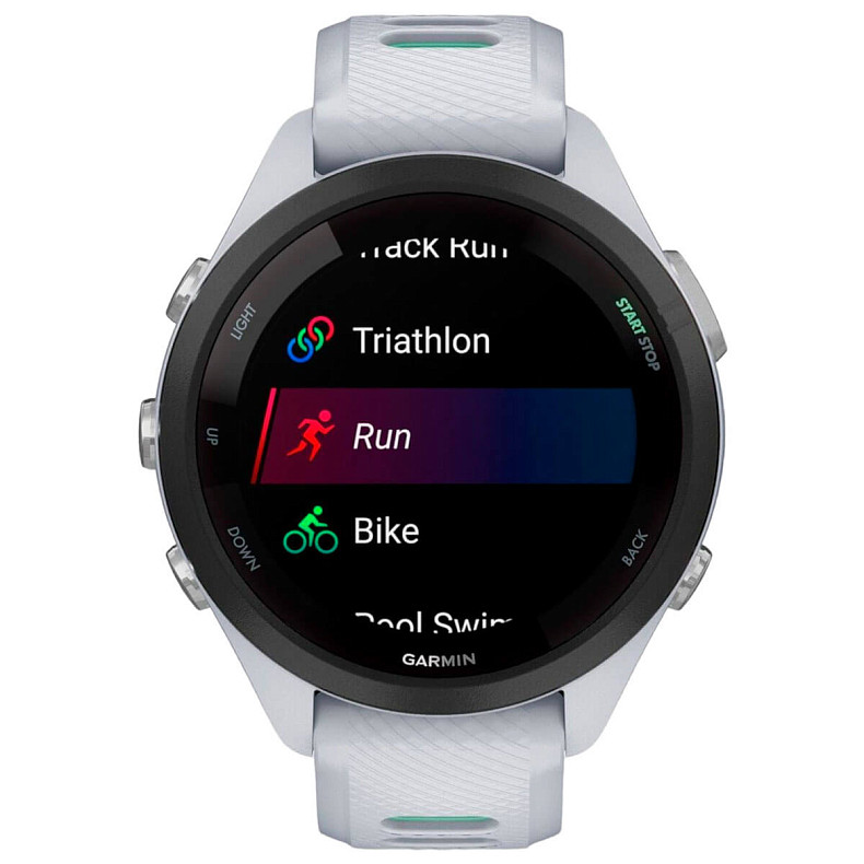 Спортивний годинник GARMIN Forerunner 265S Black Bezel with Whitestone Case and Whitestone/Neo Tropic Silicone Band