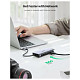 Док-станция USB3.0 Type-C --> HDMI/VGA/USB 3.0x3/RJ45/SD&TF/TRS/PD 100W Ugreen CM179 Косм. Серо