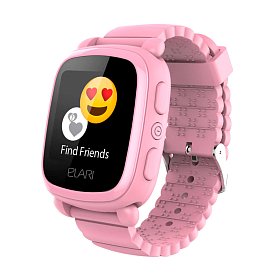 Дитячий смарт-годинник Elari KidPhone 2 Pink з GPS-трекером (KP-2P) - ПУ