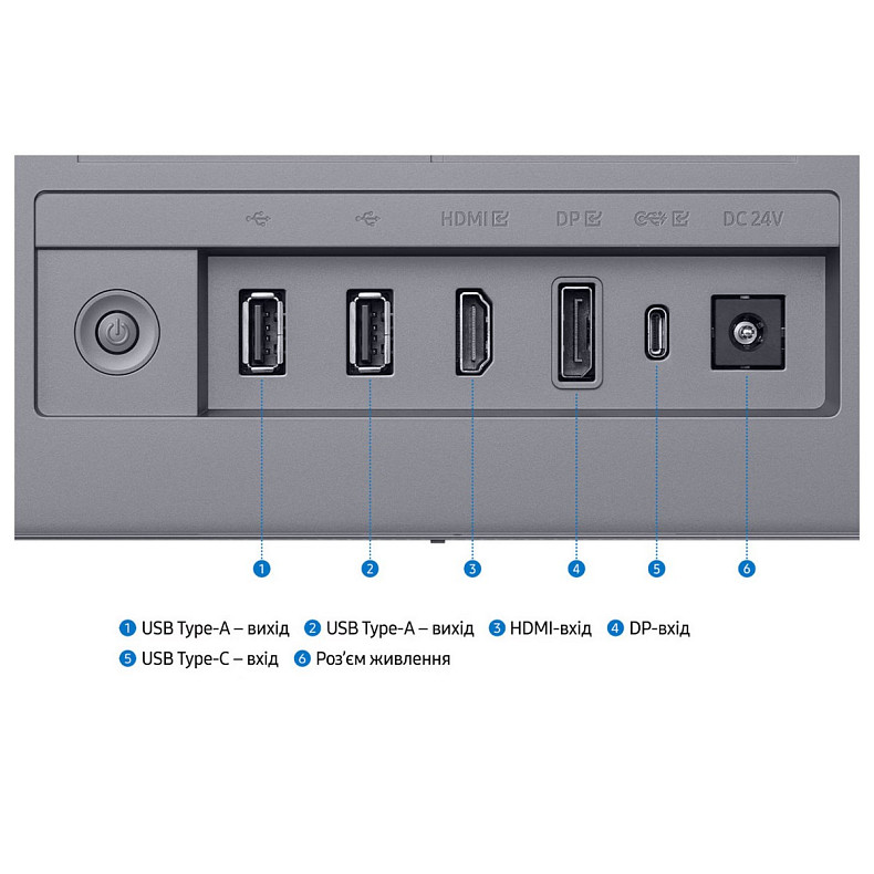 Монітор Samsung 32"S32FM902 HDMI, USB, Bluetooth, MM, OLED, 3840x2160, 165Hz, 0.03ms, HDR10+