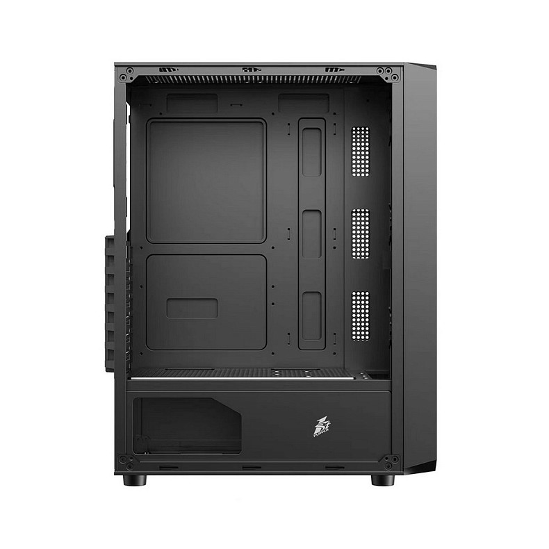 Корпус 1stPlayer FD3-4F2(AP)-BK Black без БП