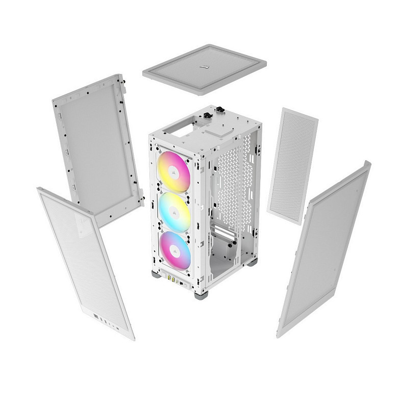 Корпус Corsair 2000D RGB Airflow White (CC-9011247-WW) без БП