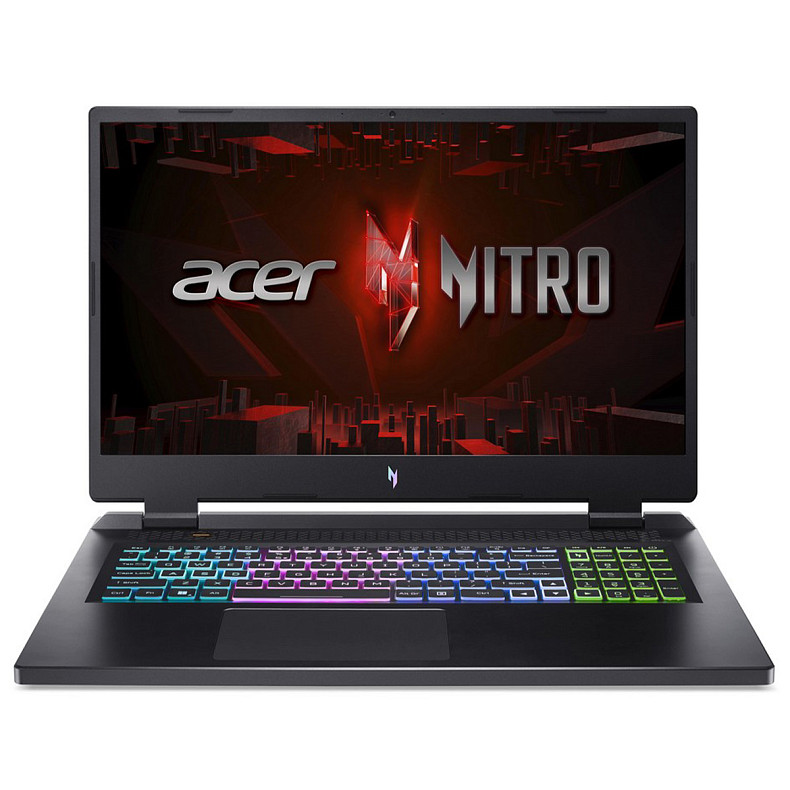 Ноутбук Acer Nitro 17 AN17-51 17.3" QHD IPS, Intel i7-13700H, 16GB, F1TB, NVD4060-8, Lin, черный (NH.QK6EU.003)