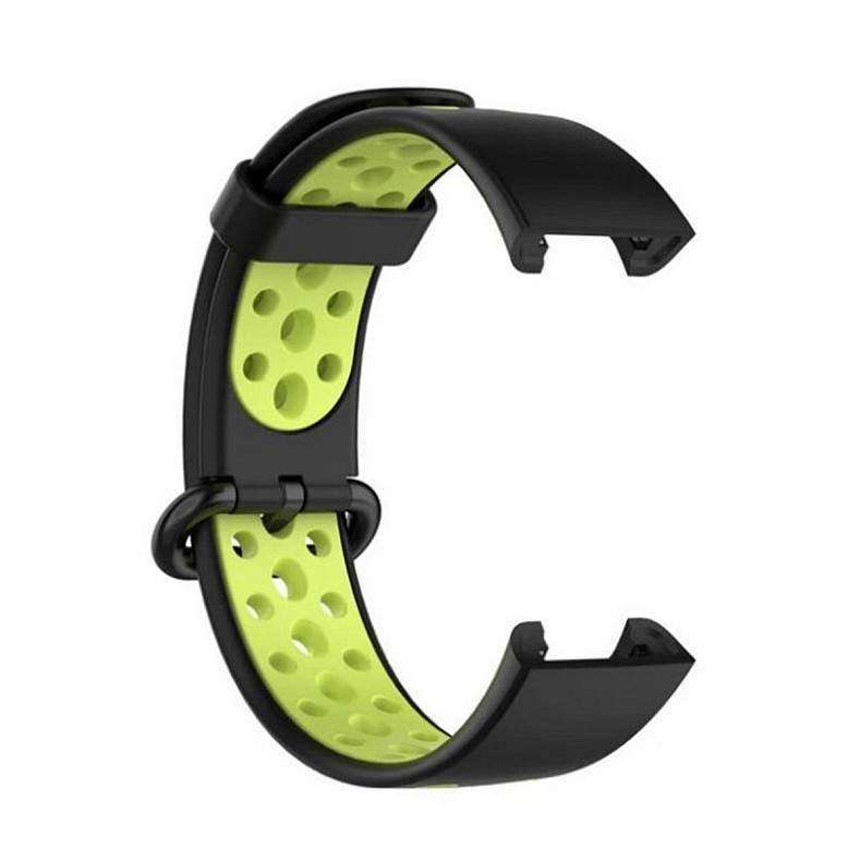 Ремешок BeCover Vents Style для Xiaomi Redmi Smart Band 2 Black-Green (709423)