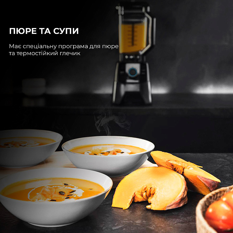 Блендер стаціонарний Cecotec Power Titanium 2600MAX Pro Black