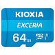 Карта памяти Kioxia 64GB MicroSDXC UHS-I Class 10 Exceria R100MB/s (LMEX1L064GG2) + SD-адаптер