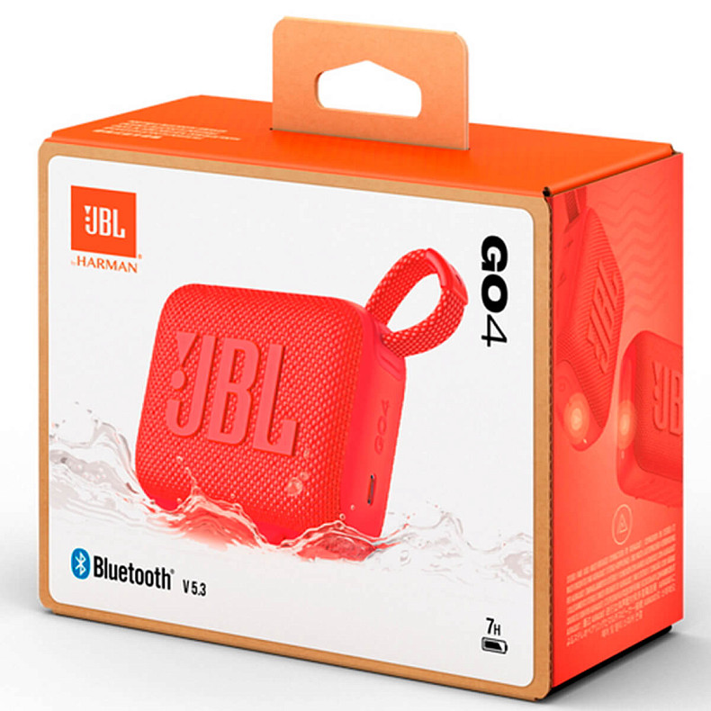 Портативная акустика JBL GO 4 Red (JBLGO4RED)