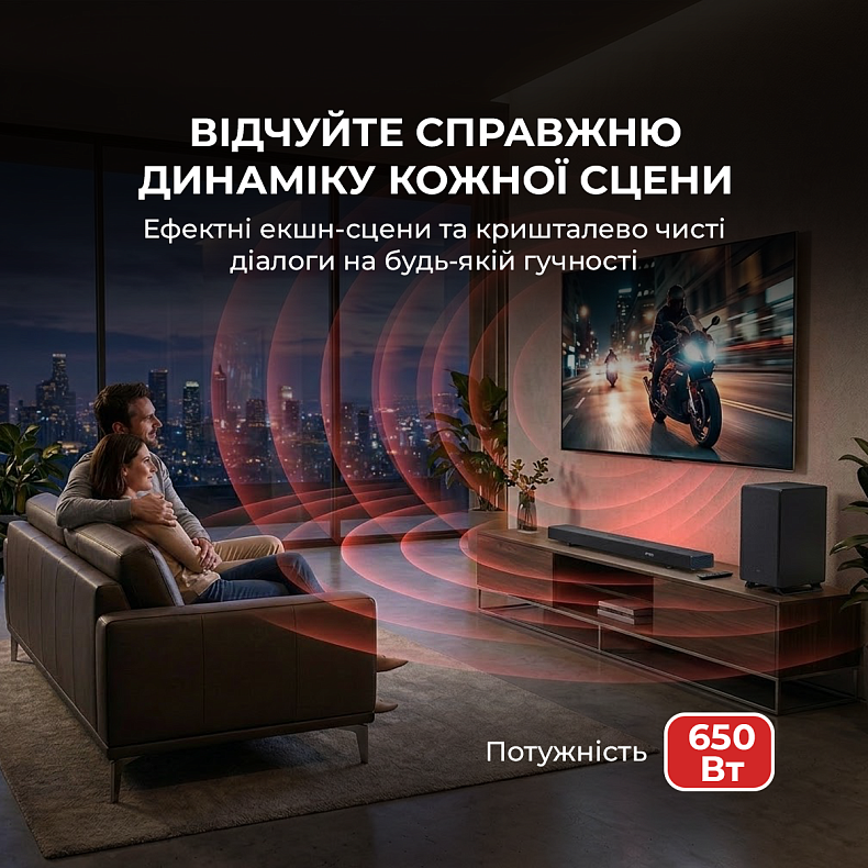 Саундбар Sharp HT-SBW55121(BK)
