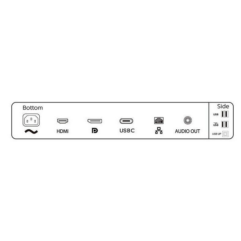 Монитор Philips 34" 346B1C/00 21:9 VA QHD 100Hz DP USB-C RJ45