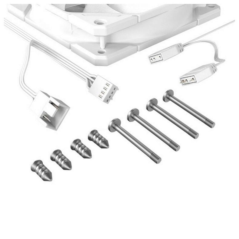 Вентилятор ID-Cooling TF-12025-Pro ARGB Trio White