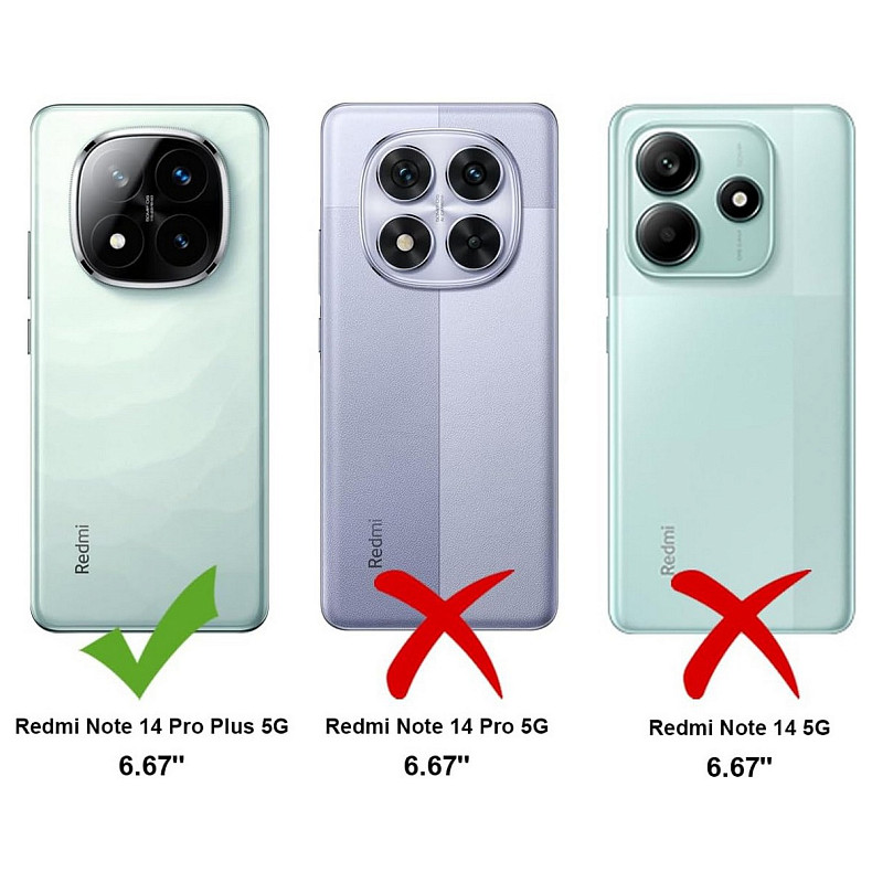 Чехол-накладка BeCover Anti-Shock для Xiaomi Redmi Note 14 Pro 5G Clear (712787)