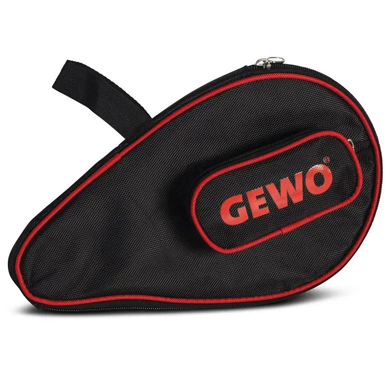 Чохол для ракетки Gewo Round Cover Wave з відділенням для м'ячів Black/Red (109679130)