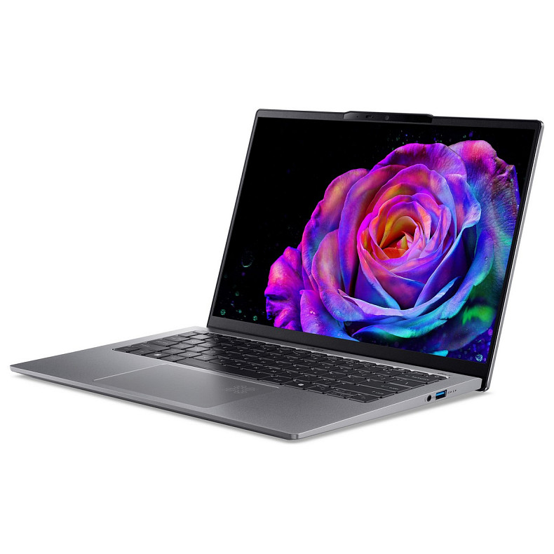 Ноутбук Acer Swift Go 14 SFG14-64 14" WUXGA OLED, AMD R7-350, 32GB, F1TB, UMA, Win11, сріблястий