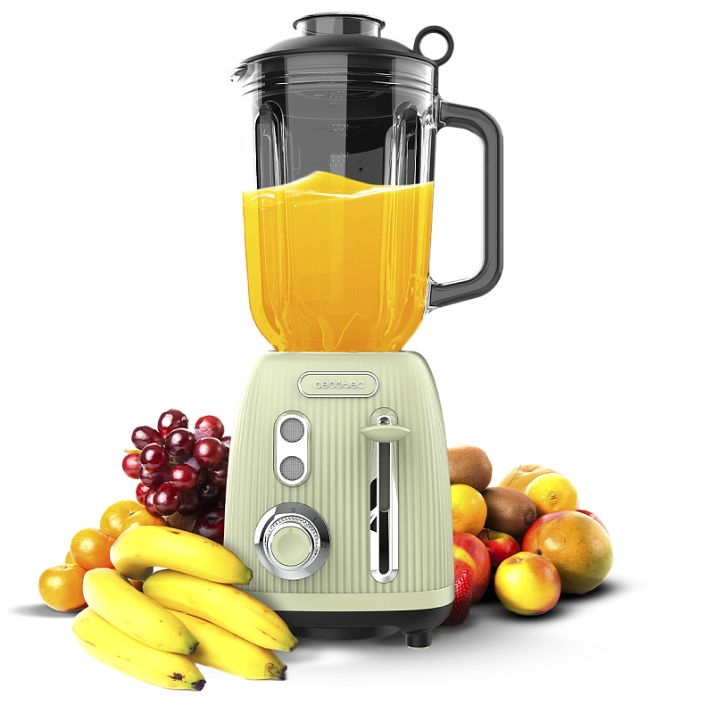 Блендер CECOTEC Power Black Titanium RetroGreen 