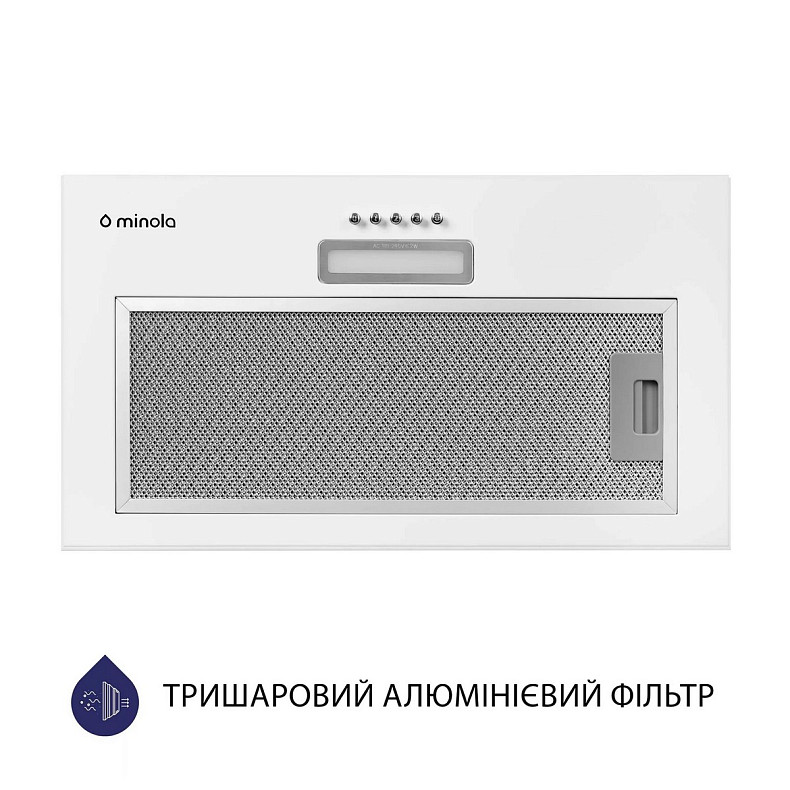 Вытяжка Minola HBI 5025 WH LED