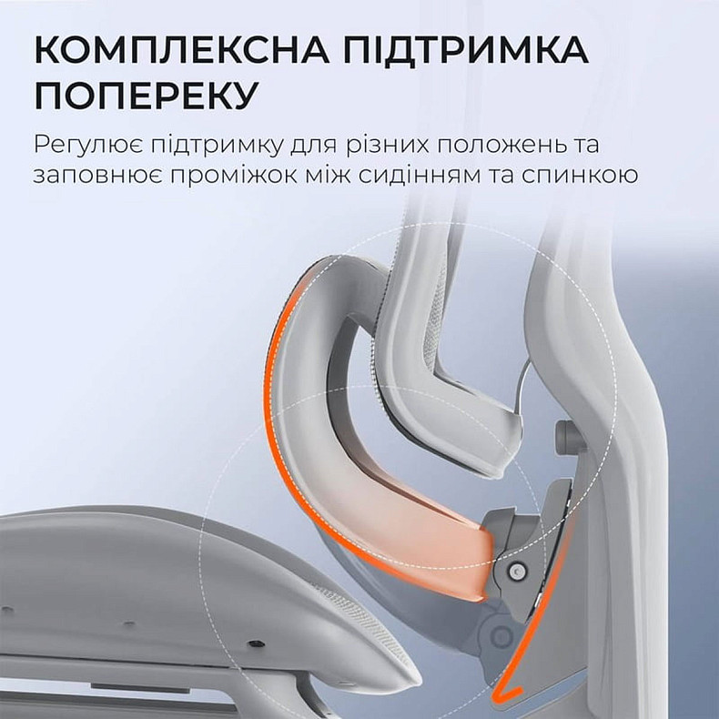 Крісло офісне з підставкою для ніг Sihoo DORO C300 Pro Mesh White