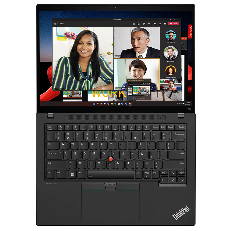 Ноутбук Lenovo ThinkPad T14-G4 14" WUXGA IPS AG, Intel i7-1355U, 16GB, F1TB, UMA, Win11P, черный