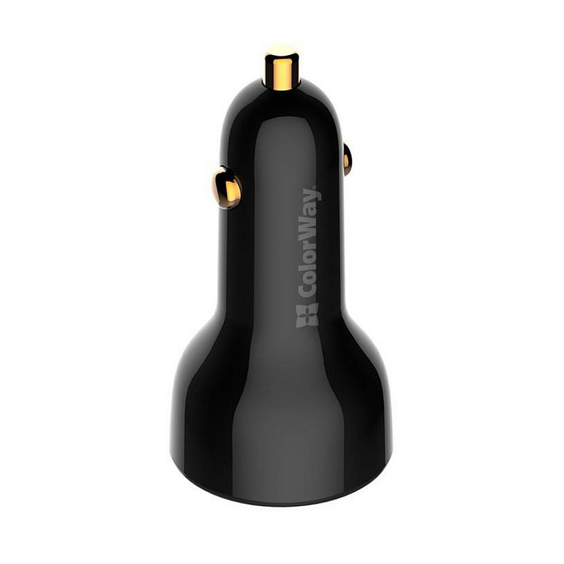 Автомобильное зарядное устройство ColorWay Power Delivery Port PPS USB (USB-A + USB-C, 100W) PD, QC