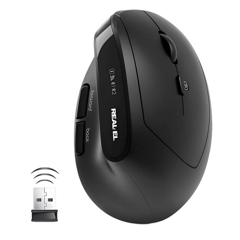 Миша REAL-EL RM-490W Black