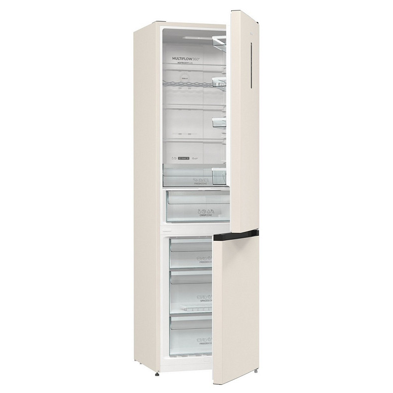 Холодильник з нижн. мороз. камерою Gorenje NRK6202AC4, 200х60х60см, 2 двері, 235( 96)л, А+, NoFrost+