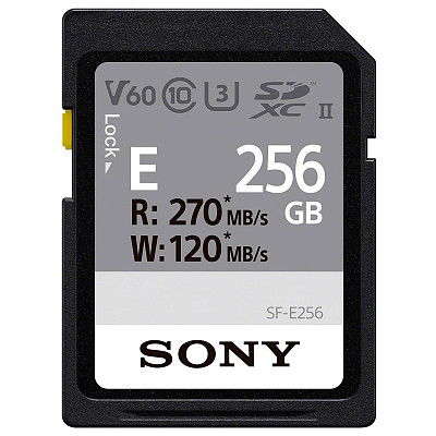 Карта памяти Sony SDXC 256GB C10 UHS-II U3 V60 Entry