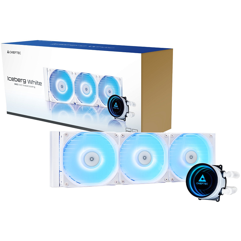 Система рідинного охолодження Chieftec Iceberg 360 ARGB WHITE