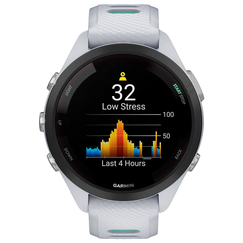 Спортивные часы GARMIN Forerunner 265S Black Bezel with Whitestone Case and Whitestone/Neo Tropic Silicone Band