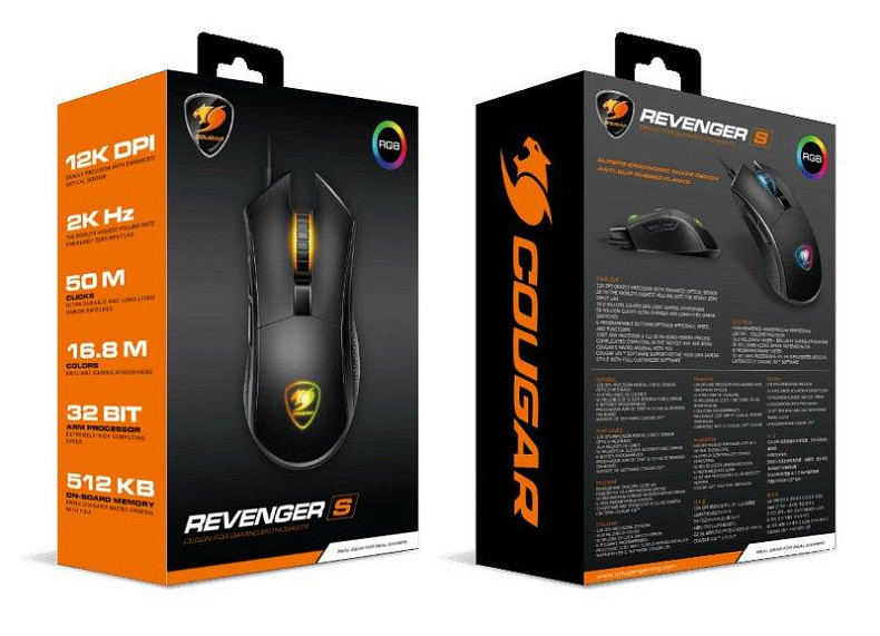 Мышь Cougar Revenger S Black USB