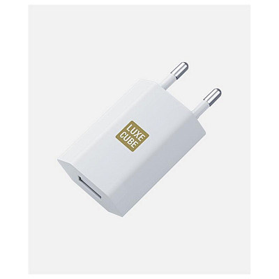 Зарядное устройство Luxe Cube 1USB 1A White (7775557575181)