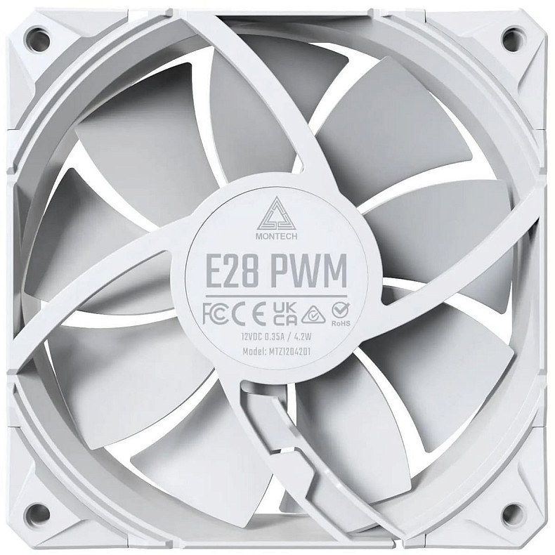 Набор из трех вентиляторов Montech E28 120MM 3 PACK (W)