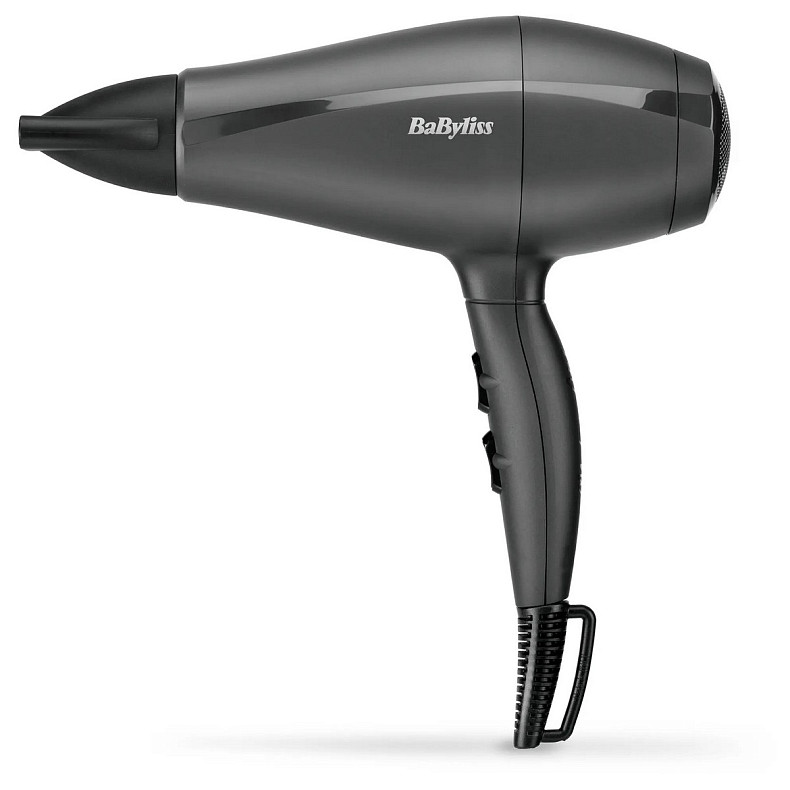 Фен Babyliss Super Light Pro, 2000Вт, 3 режими, HTDC мотор, тонкий концентратор 6 мм, чорний