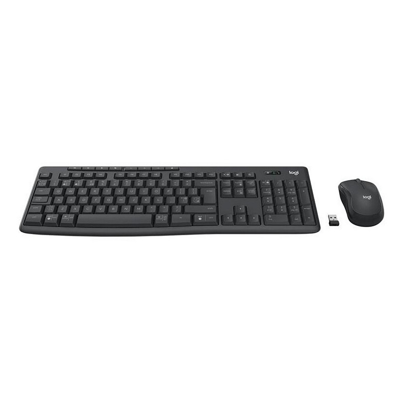 Комплект (клавиатура, мышь) беспроводной Logitech MK370 Black USB (L920-012077)