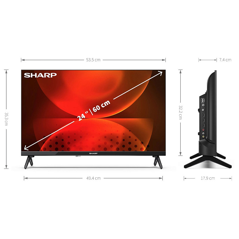 Телевизор Sharp 24FH2EA (1T-C24FH2EL2AB)