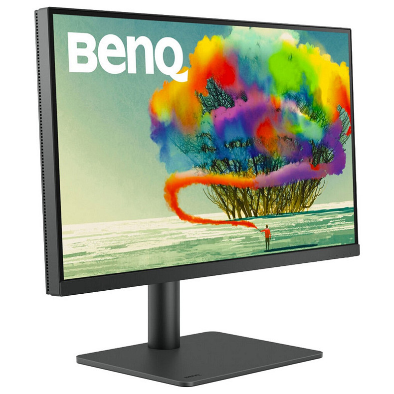 TFT 31.5" BenQ PD3205U, IPS, 4K UHD, HDMI, DP, 2 х USB-С , USB-hub, HAS, кол, темно- сірий