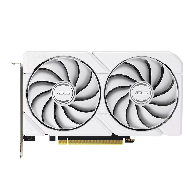Вiдеокарта ASUS Radeon RX 9060 XT 16GB GDDR6 OC DUAL-RX9060XT-16G-WHITE білий