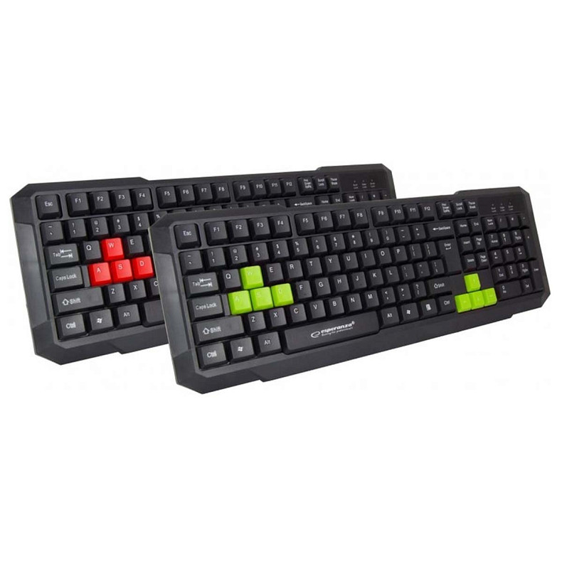 Клавиатура Esperanza Keyboard EGK102 GReen USB