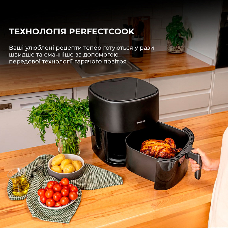 Мультипечь (аэрогриль-фритюрница) Cecotec Cecofry Fantastik 6500 Acc Kit