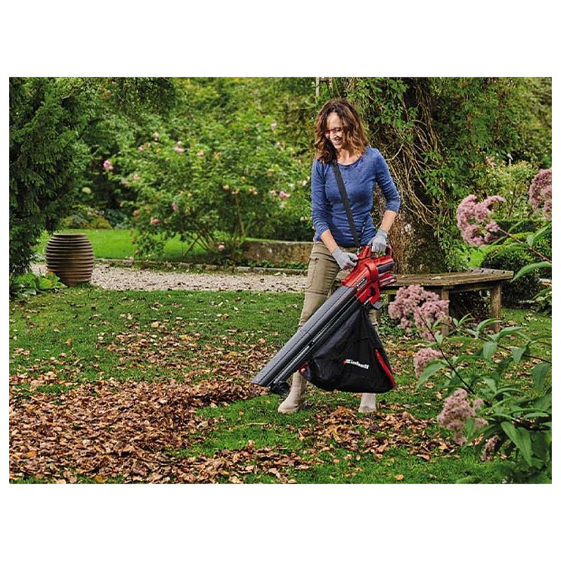 Повітродув-пилосос садовий акумуляторний Einhell VENTURRO 18/210 18В PXC 210км/год 500куб/год 45л 2.