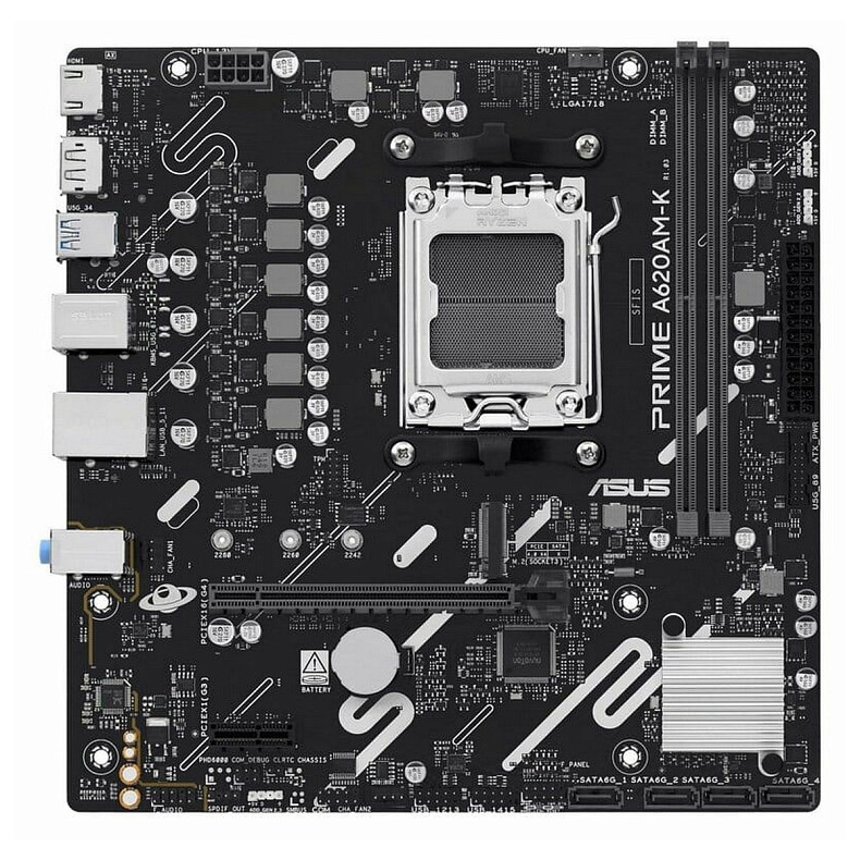 Материнська плата Asus Prime A620AM-K Socket AM5