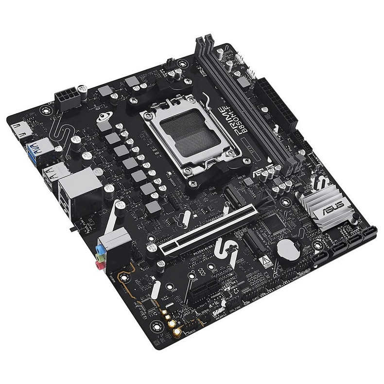 Материнcька плата ASUS PRIME B850M-F sAM5 B850 2xDDR5 M.2 HDMI Wi-Fi BT mATX