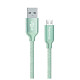 Кабель ColorWay USB-MicroUSB, 2.4А, 2м Mint (CW-CBUM009-MT)