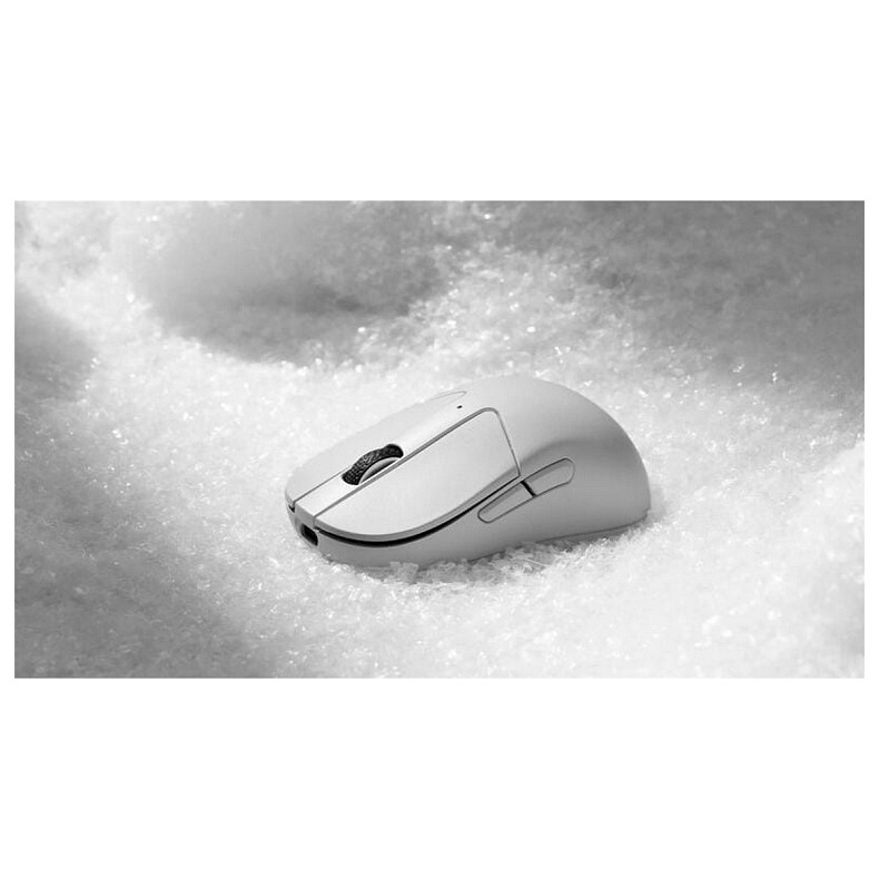 Миша Keychron M4 4K USB-A/USB-C/WL/BT, білий